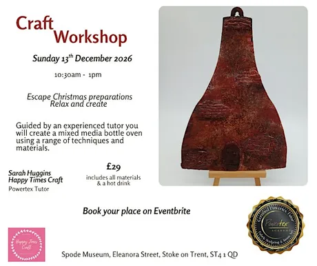 Bottle Oven Craft Workshop using Powertex