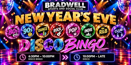 New Year's Eve - Disco Bingo