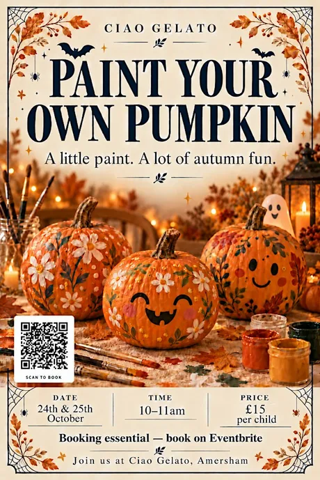 Paint your own pumpkin