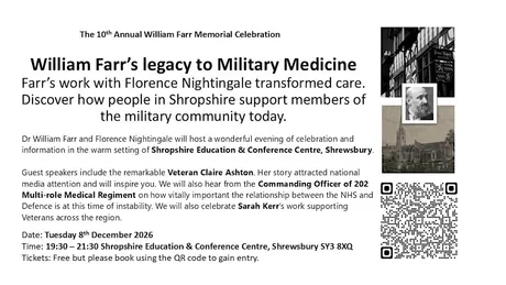 10th Annual William Farr Memorial Lecture