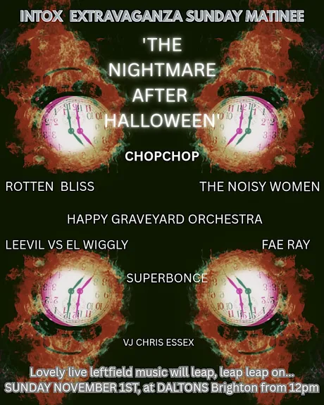 INTOX SUNDAY MATINEE: THE NIGHTMARE AFTER HALLOWEEN
