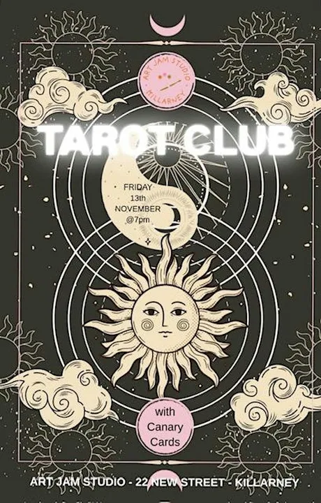 TAROT CLUB @ ART JAM STUDIO FRIDAY 13TH NOVEMBER