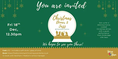 Walton & Hersham Christmas Dinner & Jazz afternoon