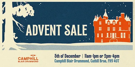 Advent Sale 2026 - 11am to 1pm OR 2pm to 4pm