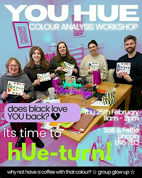 You Hue Colour Analysis Workshop @ Salt & Fettle, The Barbican, Lincoln