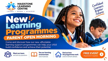 Discover Our New Learning Programmes – Parent Open Morning