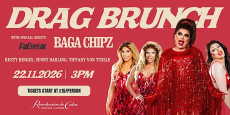 Drag Brunch with Baga Chipz | RuPaul’s Drag Race Star | Revolución de Cuba