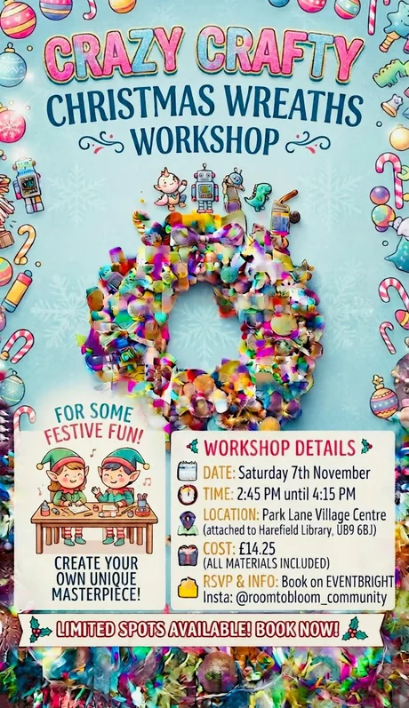 Crazy Crafty Christmas Wreaths Workshop