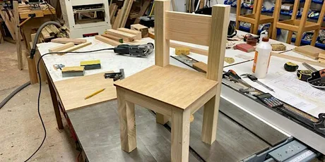 Make a child's chair, day course, suitable for Beginners/Intermediate