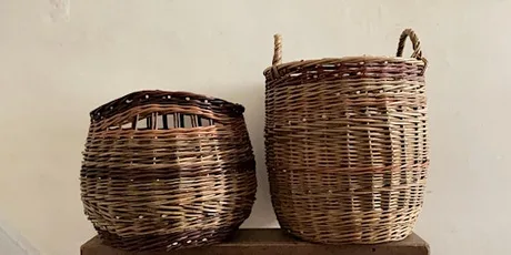 Willow 2 Day English round basket workshop with Sarah Le Breton