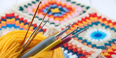 Crochet Club at Abakhan at Mostyn