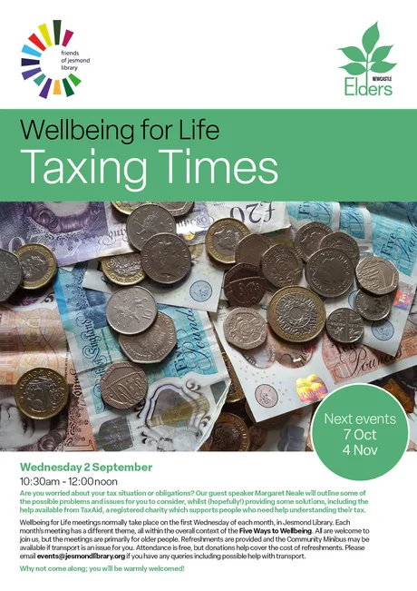Wellbeing for Life: Taxing Times