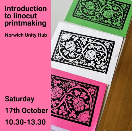 Carrow House Creatives – Stellabox Designs – Introduction to Linocut Printmaking