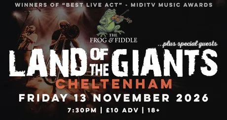 LAND OF THE GIANTS - AUTUMN TOUR 2026!