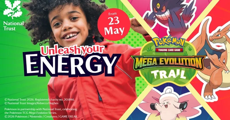 Pokémon TCG Mega Evolution Trail at Dyrham Park