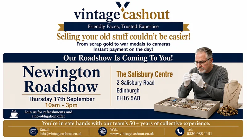 Vintage Cashout Newington Roadshow