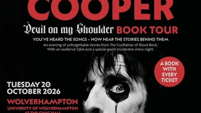 Alice Cooper Devil on My Shoulder Book Tour