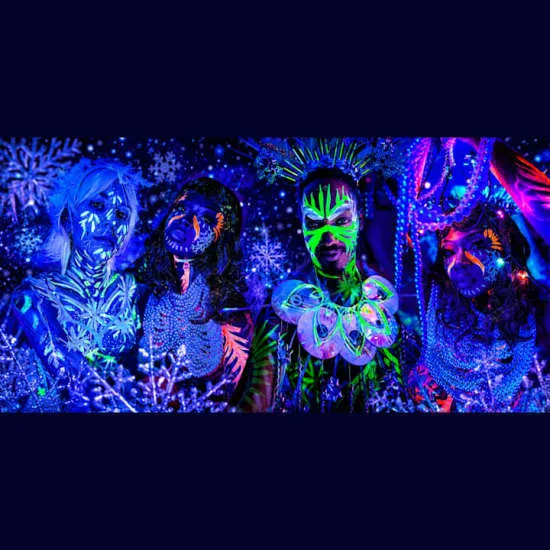 Winter Dreams! Neon Naked Life Drawing | UV Art