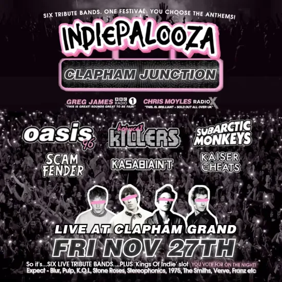 Indiepalooza Festival: Kopycat Killers v Scam Fender v Subarctic Monkeys v Oasis96
