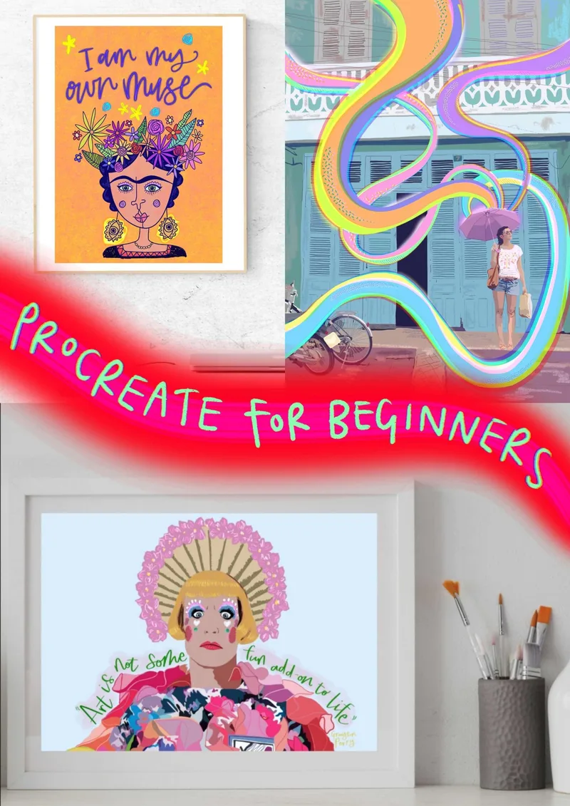 Digital Art: A Beginners Workshop for iPad and Procreate in a Gallery Setting
