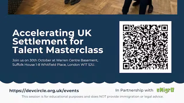 Accelerating UK Settlement for Talent Masterclass