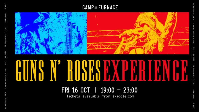 Guns n’ Roses LIVE tribute at Camp and Furnace