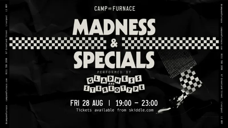 Madness & Specials – 2 Tone Tribute – with Gladness & Stereotype