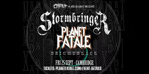 Stormbringer | Planet Fatale | Bright Black