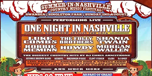 Summer In Nashville - Swansea 2026