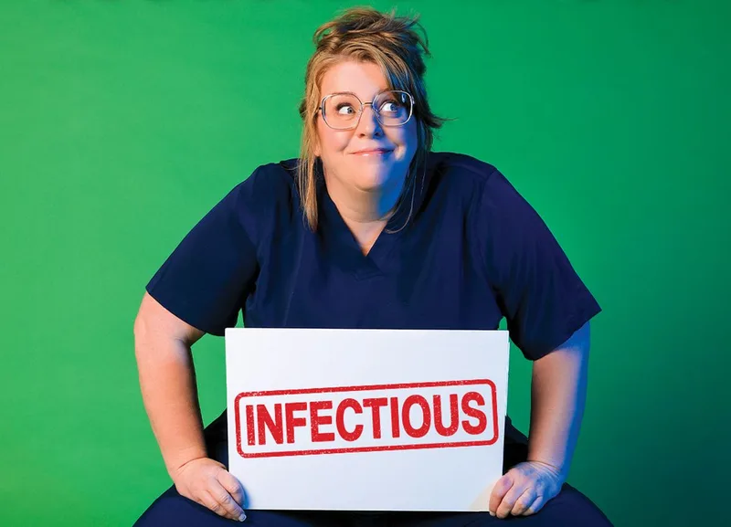 Nurse Georgie Carroll at Alhambra Theatre - Dunfermline