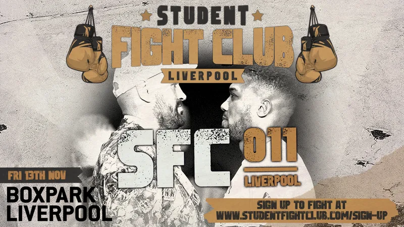 STUDENT FIGHT CLUB - LIVERPOOL - SFC011 🥊 in association with Breast Cancer Research 💞