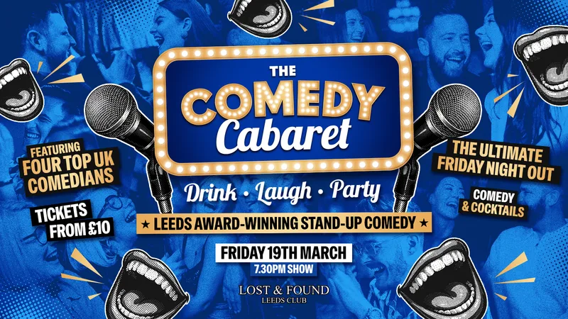 LEEDS COMEDY CLUB - 7:30pm Show 🎭