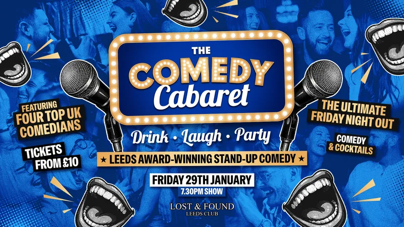 LEEDS COMEDY CLUB - 7:30pm Show 🎭