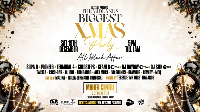 AFTER HOURS PRESENTS THE MIDLANDS BIGGEST XMAS PARTY