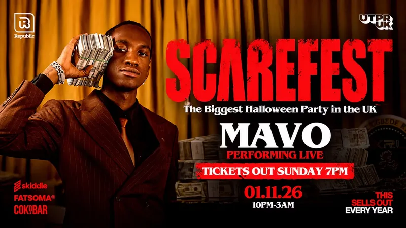 SCAREFEST Presents MAVO LIVE IN LEICESTER