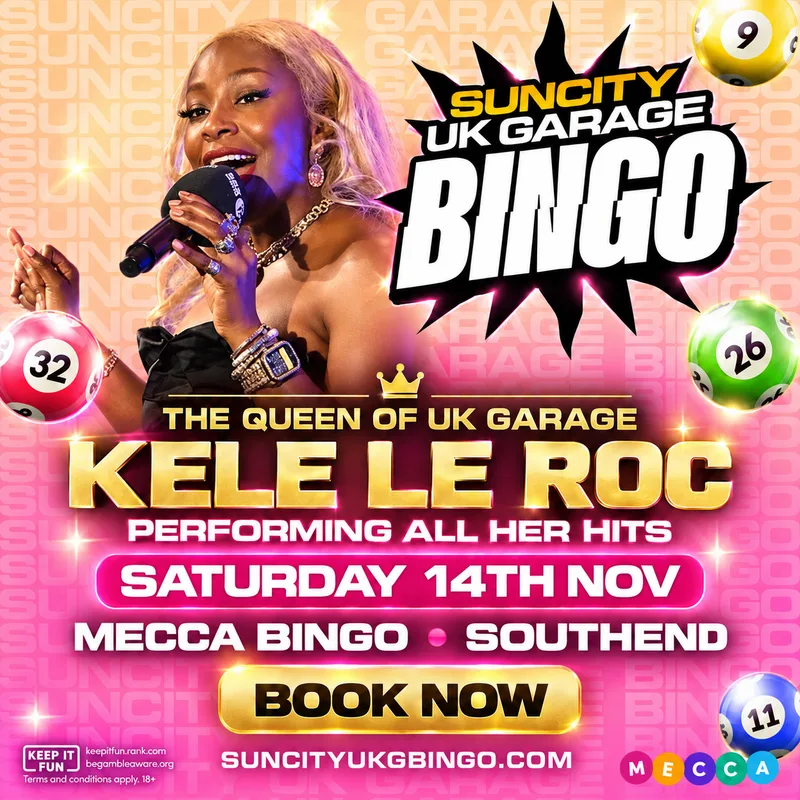 UK GARAGE BINGO in Southend | KELE LE ROC