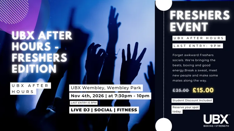 Freshers Edition: UBX After Hours — Good Music. Good People. Good Sweat.