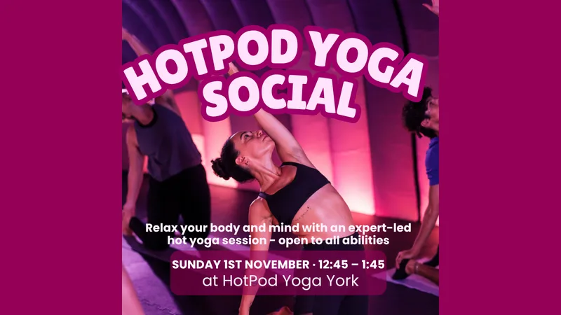 🧘♀️ HOT POD YOGA SOCIAL 💙✨