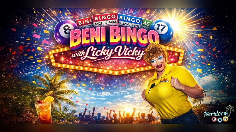 BENI BINGO hosted by LICKY VICKY @ The Benidorm Bar, Liverpool
