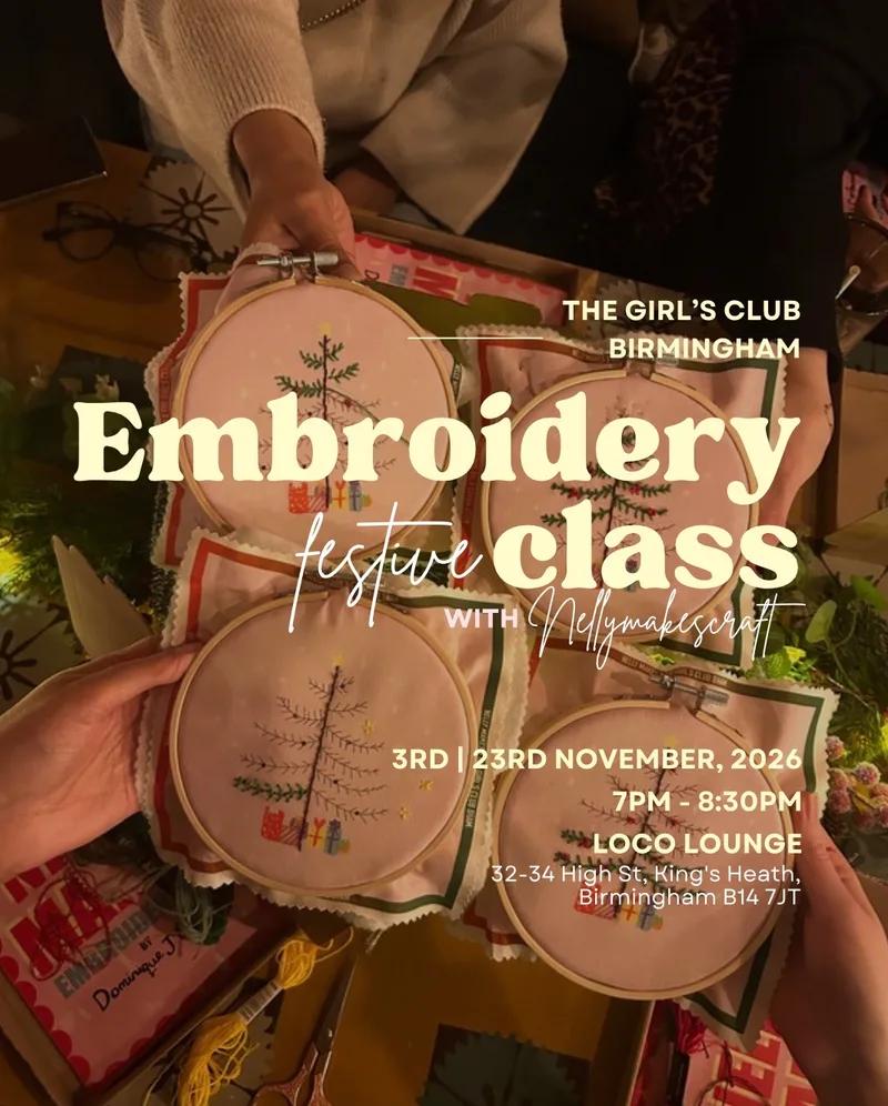 Festive Embroidery Class🪡❄️🎀