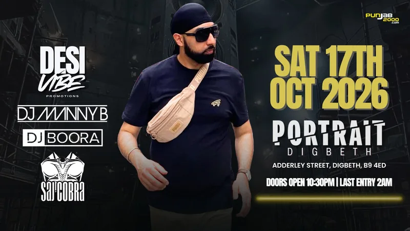 DESI VIBE - SAJ COBRA, DJ MANNY B & DJ BOORA LIVE
