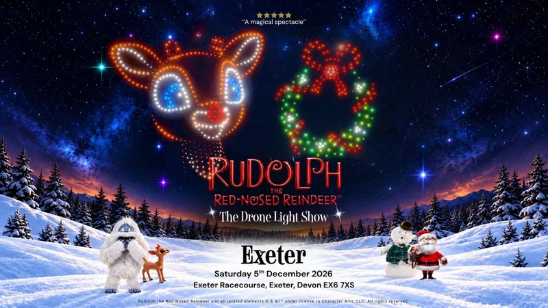 Rudolph the Red Nosed Reindeer: The Drone Light Show - Devon