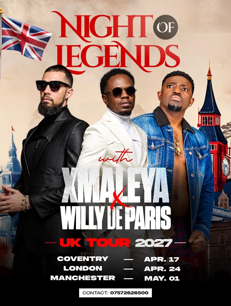 Night of Legends with X-Maleya and Willy De Paris in Coventry