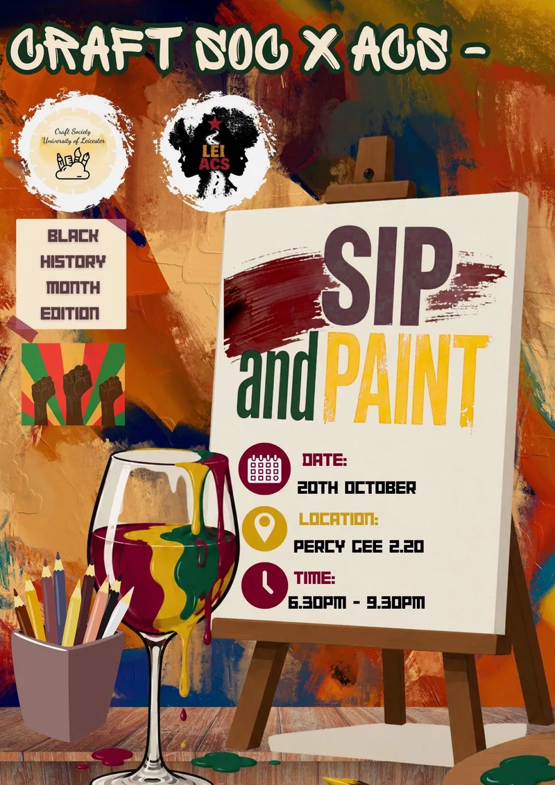 ACS x CraftSoc Sip and Paint