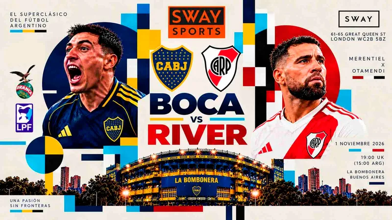 1 de Noviembre. 🇦🇷🔥 BOCA vs RIVER — EL SUPERCLÁSICO ARGENTINO EN LONDRES 🔥🇦🇷.