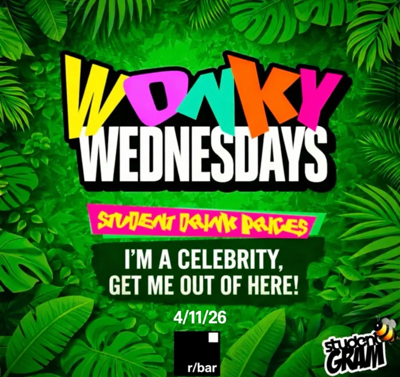 ✭ WonKy Wednesday's ✭ ..I’m a celebrity- get me out of here! ✭ 4/11/26 ✭ @ R/Bar