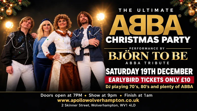 THE ULTIMATE ABBA CHRISTMAS PARTY! 🎄 Featuring BJÖRN TO BE – Live ABBA Tribute