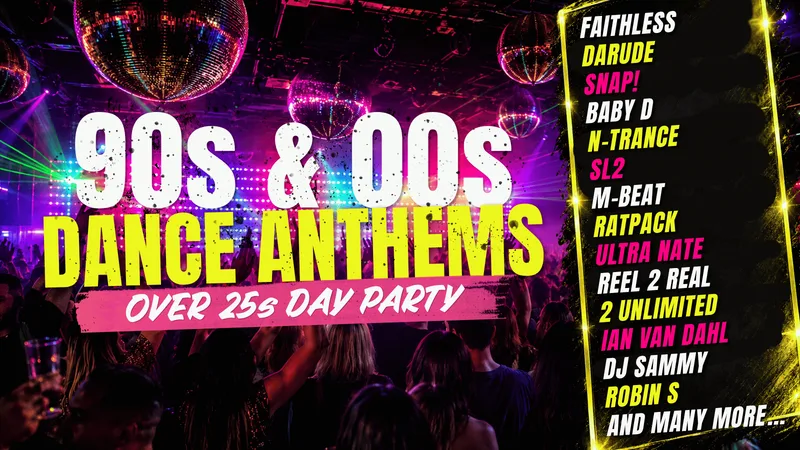 90s & 00s Dance Anthems Day Party: Sheffield