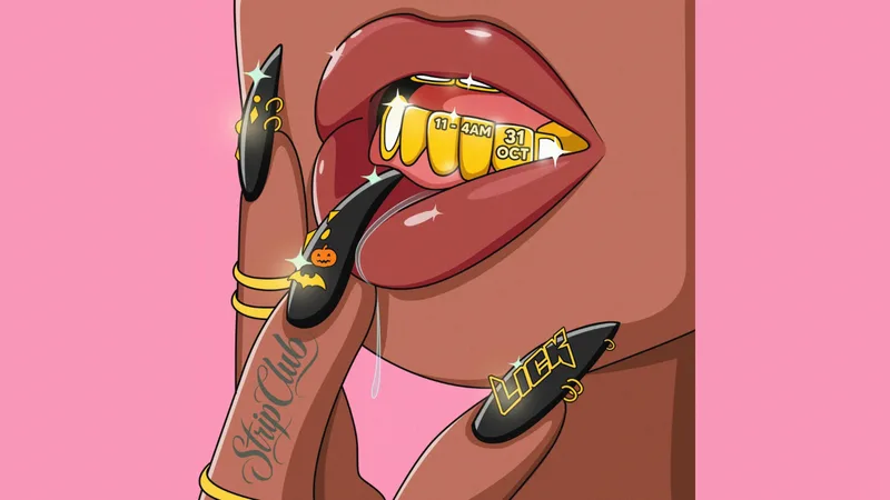 LICK HALLOWEEN AT THE STRIP CLUB