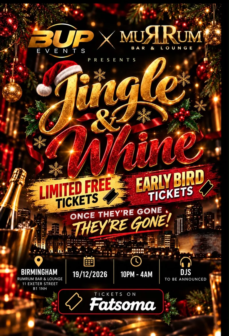 🎄 BUP EVENTS × RUMRUM PRESENTS: JINGLE & WHINE 🎄